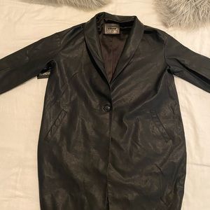NWT Blank NYC Vegan Leather Cocoon Coat